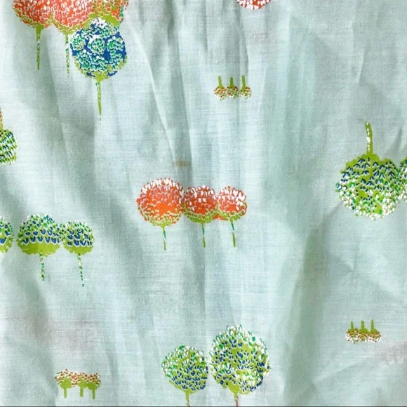 True Vintage handmade voile blouse and skirt matching 2pc set - Picture 11 of 11